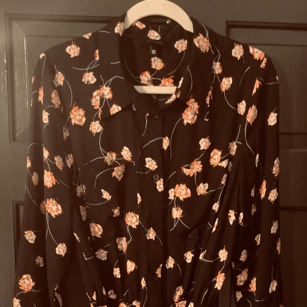 Button down MIDI Dress - Picture 6 of 6